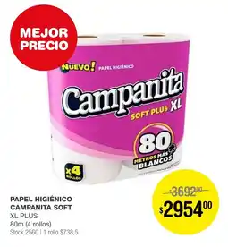 Atomo Conviene Papel higiénico campanita soft oferta