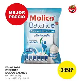Atomo Conviene Polvo para preparar Molico balance oferta
