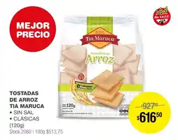 Atomo Conviene Tostadas de arroz Tia Maruca oferta
