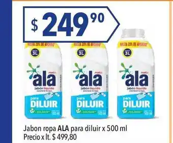 Hergo Ala Jabon ropa para diluir x 500ml oferta