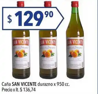 Hergo San Vicente Caña durazno x 950cc oferta