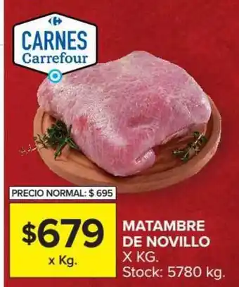 Matambre de Novillo x kg