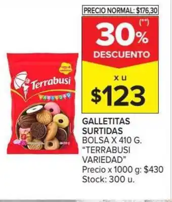 Carrefour Market Terrabusi Variedad Surtidas Galletitas Bolsa x 410g oferta