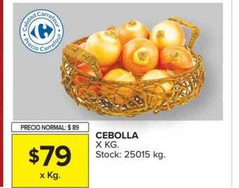 Carrefour Market Cebolla oferta