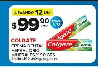 Carrefour Maxi Crema dental colgate oferta