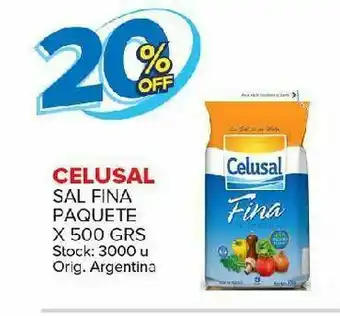Carrefour Maxi Sal celusal -20% oferta