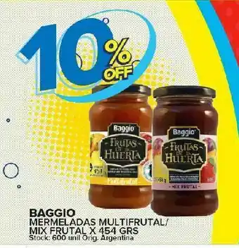 Carrefour Maxi Mermelada baggio -10% oferta