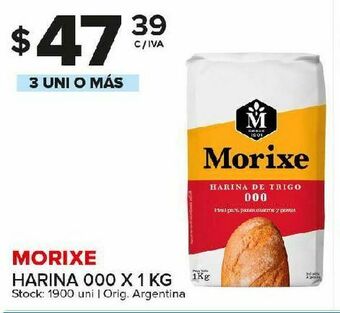Carrefour Maxi Harina morixe oferta