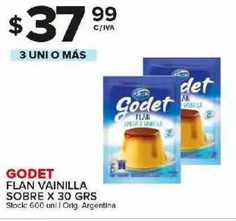 Carrefour Maxi Flan vainilla godet oferta