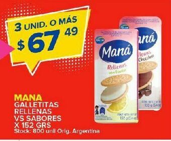 Carrefour Maxi Galletas mana oferta