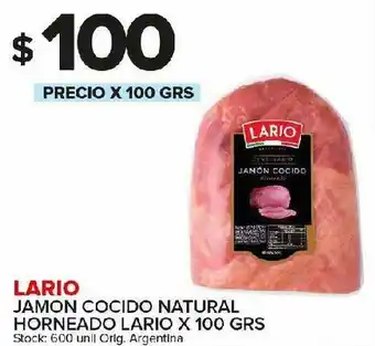 Carrefour Maxi Jamón cocido lario 100g oferta