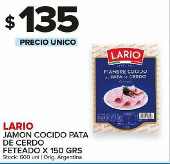 Carrefour Maxi Jamón cocido lario oferta