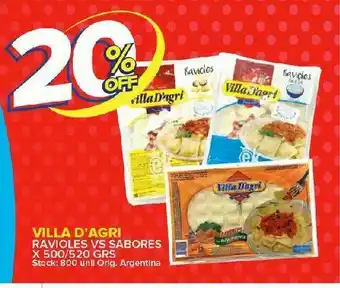 Carrefour Maxi Ravioles villa d'agri -20% oferta