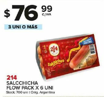 Carrefour Maxi Salchichas 214 oferta