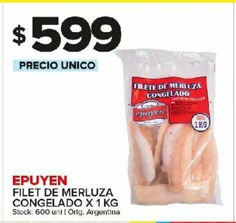 Carrefour Maxi Filet de merluza epuyen kg oferta
