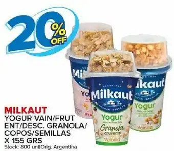 Carrefour Maxi Yogur milkaut -20% oferta