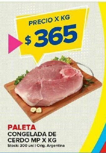 Carrefour Maxi Paleta congelada de cerdo mp x kg oferta