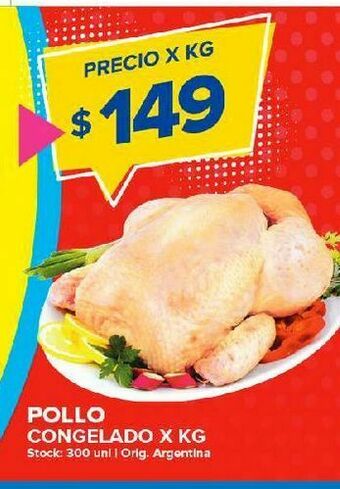 Carrefour Maxi Pollo congelado x kg oferta