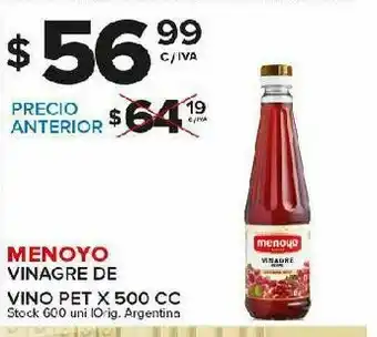 Carrefour Maxi Vinagre de vino tinto menoyo oferta