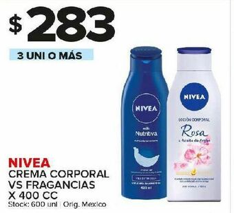 Carrefour Maxi Crema corporal nivea oferta