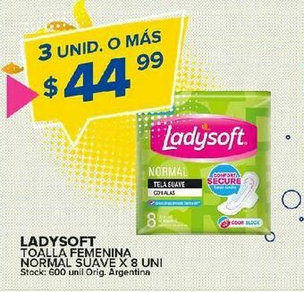 Carrefour Maxi Toallas femeninas ladysoft oferta