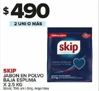 Carrefour Maxi Detergente en polvo skip oferta