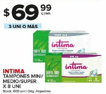 Carrefour Maxi Tampones intima oferta
