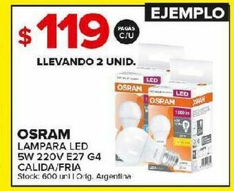 Carrefour Maxi Lámpara led osram oferta