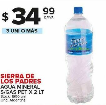 Carrefour Maxi Agua sierra de los padres oferta