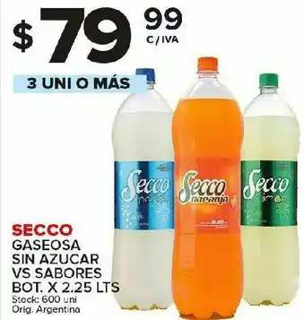 Carrefour Maxi Gaseosas secco oferta