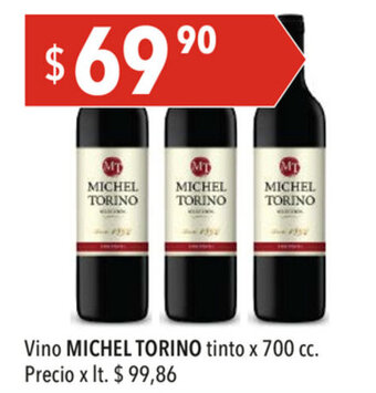 Hergo Michel Torino Vino tinto x 700cc oferta