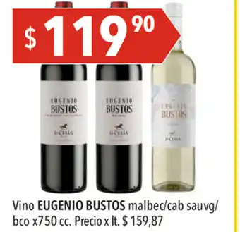 Eugenio Bustos Vino malbec/cab sauvg/bc x 750cc
