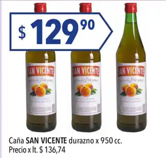 Hergo San Vicente Durazno Caña x 950cc oferta