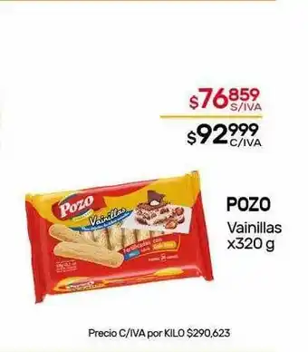 Nini Mayorista Pozo Vainillas x 320g oferta