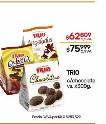 Nini Mayorista Trio C Chocolate x 300g oferta