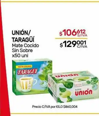 Nini Mayorista Unión Taragüi Matge Cocido Sin Sobre x 50uni oferta