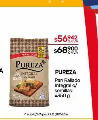 Nini Mayorista Pureza Pan Rallado Integral C Semillas x 350g oferta