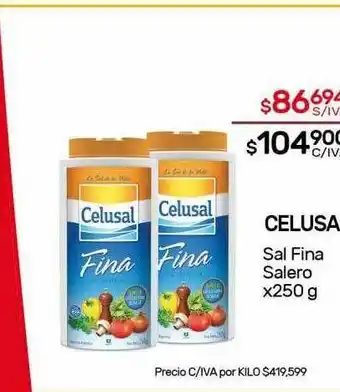 Nini Mayorista Celusa Sal Fina Salero x 250g oferta