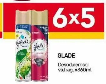 Nini Mayorista Glade Desod.aerosol Vs.frag. x 360ml oferta