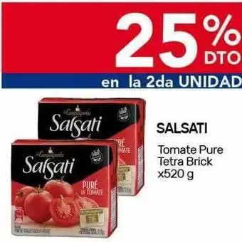 Nini Mayorista Salsati Tomate Pure Tetra Brick x 520g oferta