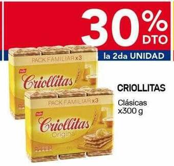 Nini Mayorista Criollitas Clásicas x 300g oferta