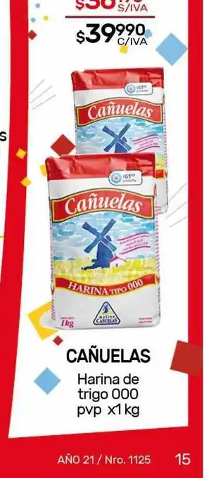 Nini Mayorista Cañuelas Harina De Trigo 000 x 1kg oferta