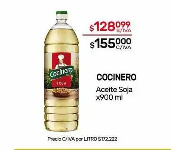 Nini Mayorista Cocinero Aceite Soja x 900ml oferta