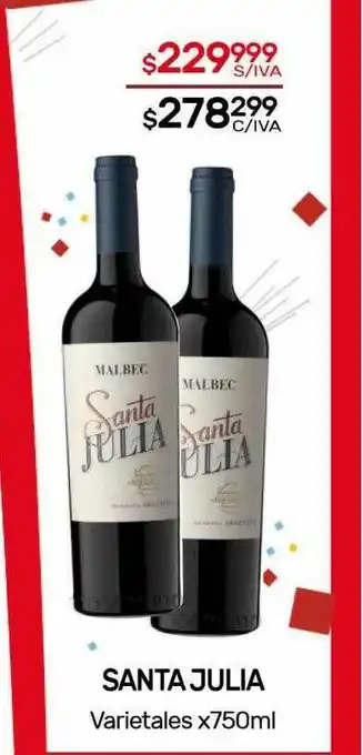 Nini Mayorista Santa Julia x 750ml oferta