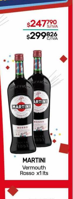 Nini Mayorista Martini Vermouth Rosso x 1lts oferta