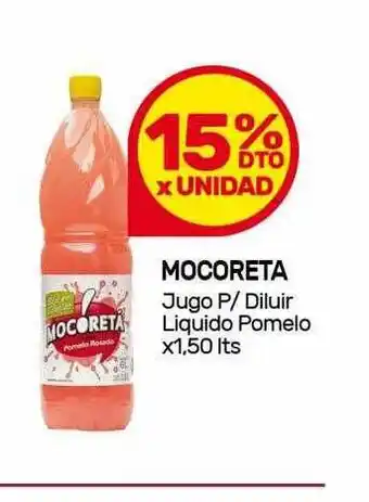 Nini Mayorista Mocoreta Jugo P Diluir Liquido Pomelo x 1,50lts oferta