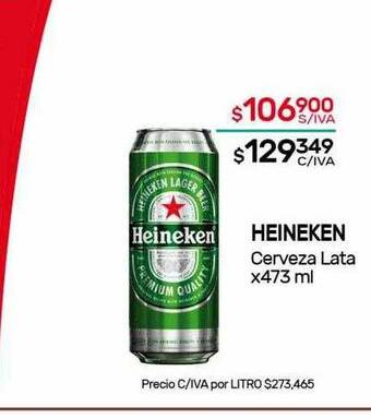 Nini Mayorista Heineken Cerveza Lata x 473ml oferta