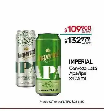 Nini Mayorista Imperial Cerveza Lata Apa Ipa x 473ml oferta