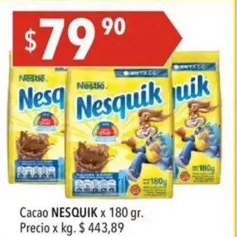 Hergo Nesquik Cacao x 180gr oferta