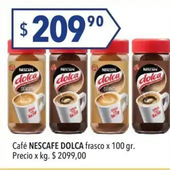 Nescafe Dolca frasco x 100gr